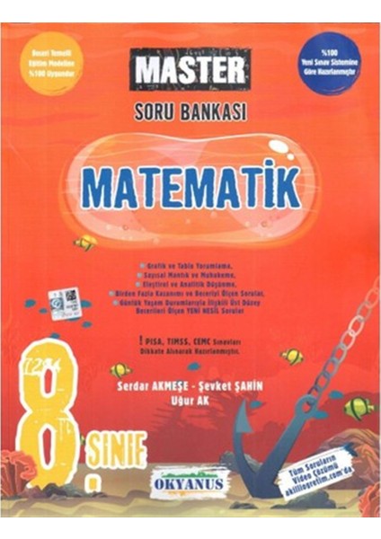 Okyanus Yayınları Master Soru Bankası Beceri Temelli Sorular Matematik