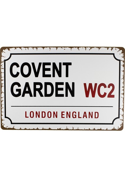 Covent Garden Metal Tablo