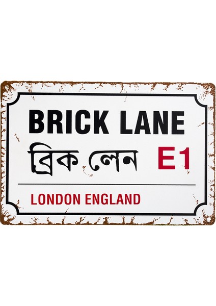 Brıck Lane Metal Tablo