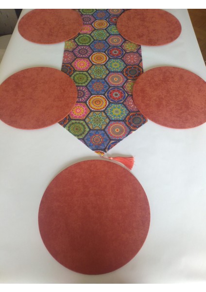 Amerikan Servis Petek Desenli Runner 6 Tarçın Supla fiyatları