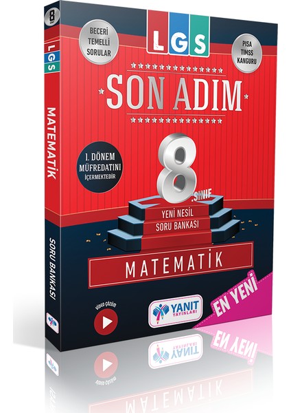 8. Sınıf Son Adım Matematik Soru Bankası Son Adım Serisi