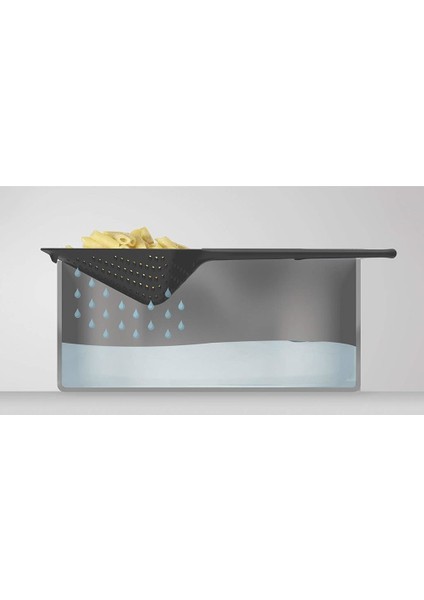 10066 Büyük Kaşık Kevgir - Gri indirimleri