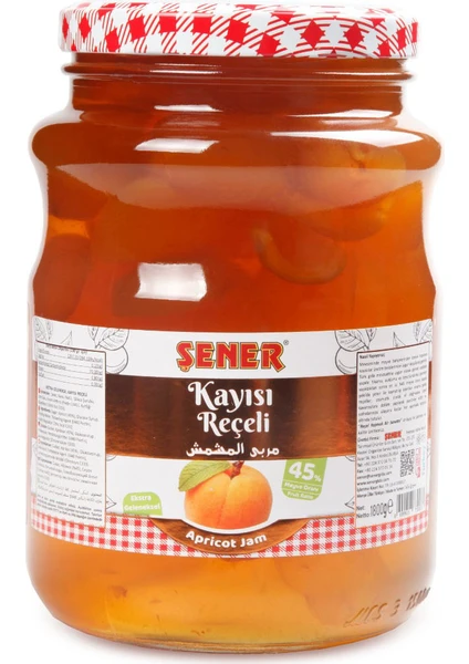 Reçel 1500 gr Kayısı