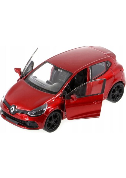 1:32 Renault Clio Rs Çek Bırak Metal Model Araba - Kırmızı