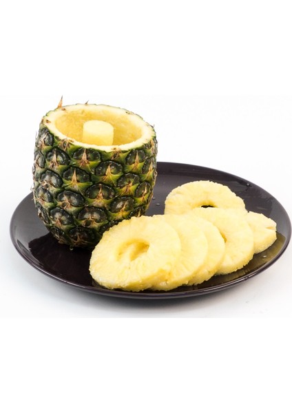 Vacu Vin Ananas Dilimleyici  Siyah Beyaz