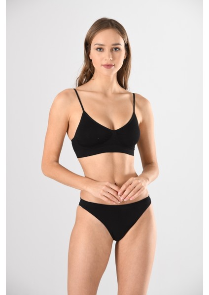 Ince Askılı 1315 Sıfır Kol Örme Seamless Dikişsiz Basic Kadın Büstiyer indirimleri