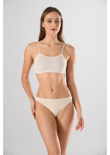 Ince Askılı 11115 Sıfır Kol Örme Seamless Dikişsiz Basic Kadın Büstiyer fırsatları