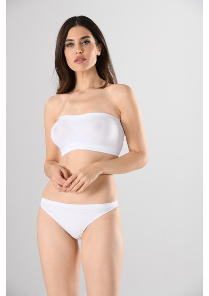 Straples 1401 Örme Seamless Dikişsiz Basic Kadın Büstiyer modelleri