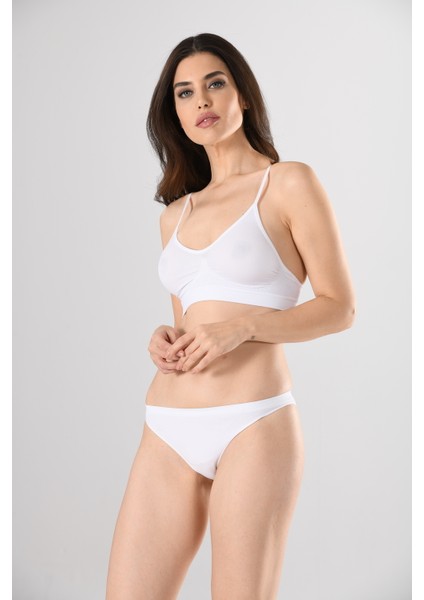 Ince Askılı 1315 Sıfır Kol Örme Seamless Dikişsiz Basic Kadın Büstiyer fırsatları