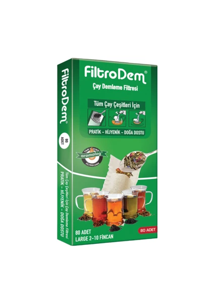 Çay Demleme Filtesi L 2- 10 Fincan 80'li