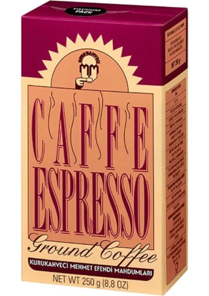 Espresso 250gr Öğütülmüş