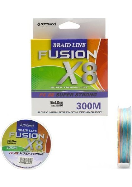 Fusion 8x 300M Multi Color Ip Misina