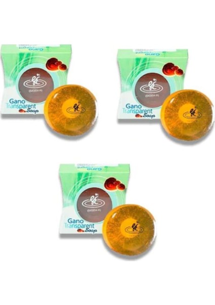 Gano Transparent Soap, Şeffaf Sabun (3 SABUN*100 Gr) (3 Kutu)