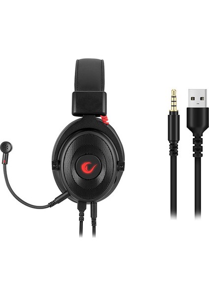 RM-K60 Drop Plus All in One USB 7.1 Type-C ve 3.5 mm Surround Mikrofonlu Oyuncu Kulaküstü Kulaklık