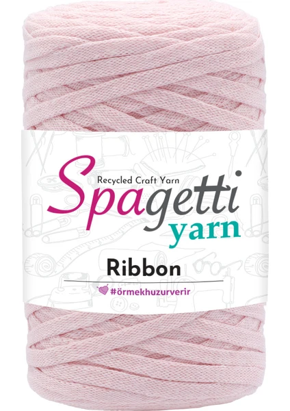 Spagettiyarn Bebe Pembe Ribbon İp