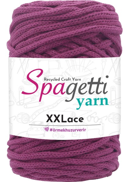 Spagettiyarn Menekşe XXLace İp