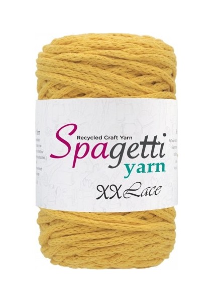 Spagettiyarn Sarı XXLace İp