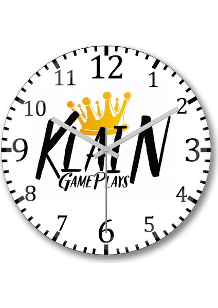 Kgp King Duvar Saati Bombeli Gercek Cam
