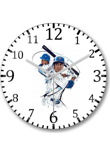 Granderson Bpl Duvar Saati Bombeli Gercek Cam