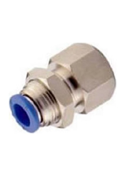 Dişi Düz Perde Geçiş Nipel Bağlantı 1/8-10