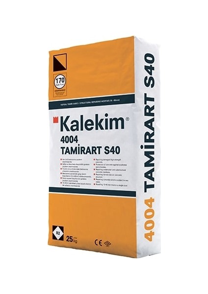 4004 Tamirart S40 Yüksek Mukavemetli Yapısal Tamir Harcı (R4)