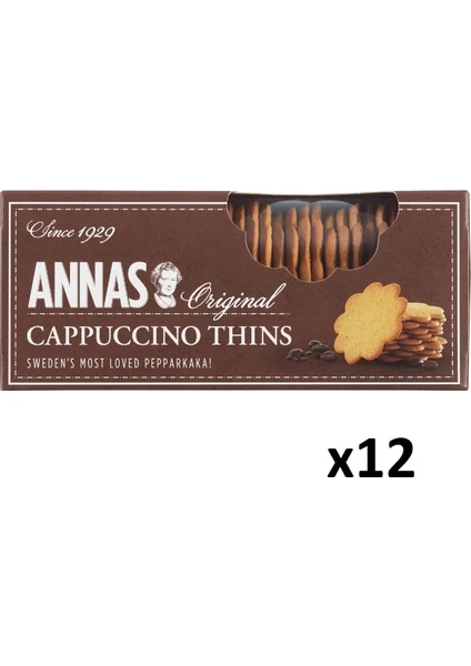 Cappuccıno Thıns - 150 gr x 12'li