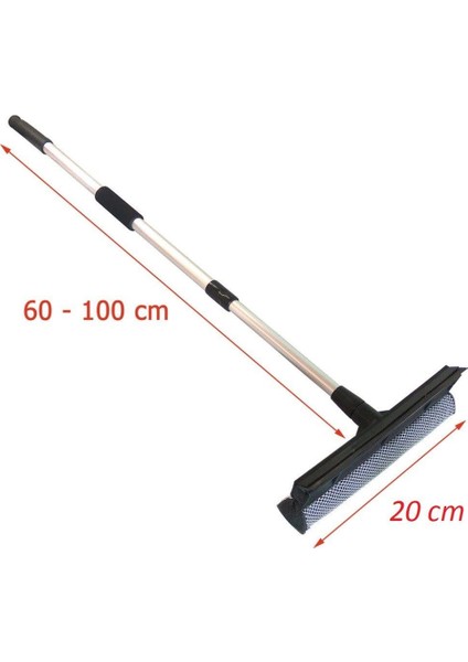 2 Adet Teleskopik Camsil Çekçek Mikrofiber Cam Silme Aparatı modelleri