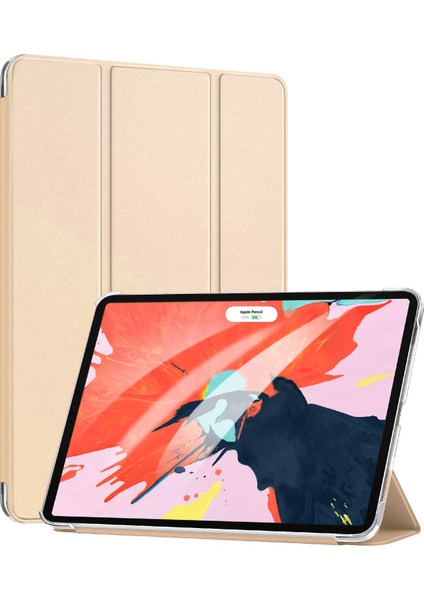 Apple iPad Pro 11'' 2020 2. Nesil Kılıf (A2228-A2068-A2230) Smart Case ve Arka Kapak Gold fiyatları