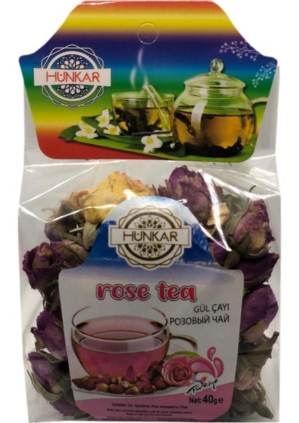 Hünkar Naturel Gül Çayı 40 gr
