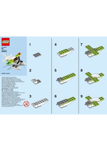 40213 Mini Seaplane Polybag fiyatları