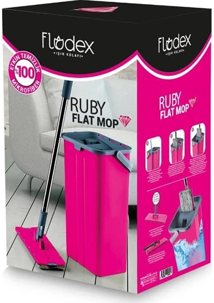 Ruby Flat Mop Temizlik Seti