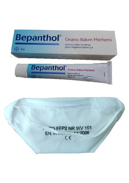 Onarıcı Bakım Merhemi 30 gr x 2 Adet 1 Adet Ffp2 Maske Hediyeli