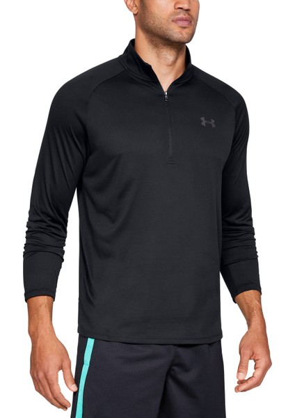Tech 2.0 12 Zip Erkek Siyah Sweatshirt 1328495-001 modelleri