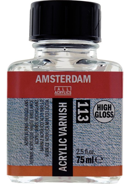 Amsterdam 113 Akrilik Çok Parlak Vernik 75 ml