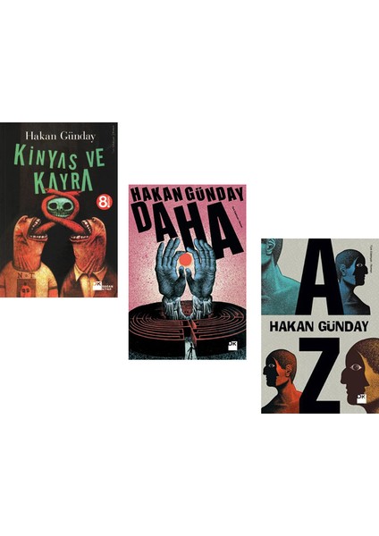 Kinyas ve Kayra - Daha - Az - 3 Kitap - Hakan Günday