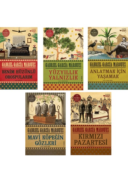 Yüzyıllık Yalnızlık - Benim Hüzünlü Orospularım - Kırmızı Pazartesi - Gabrıel Garcia Marquez - 5 Kitap