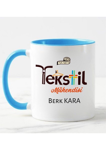 Tekstil Mühendisi Kupa Bardağı Mavi