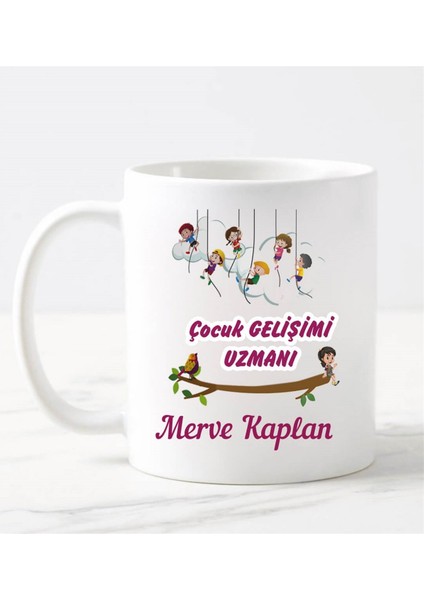 Çocuk Gelişimi Uzmanı Kupa Bardağı Beyaz