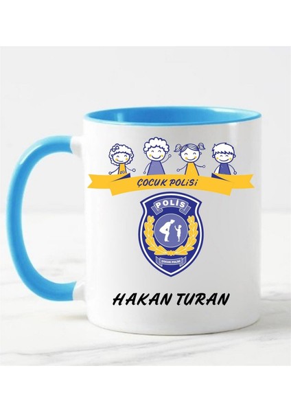 Çocuk Polisi Kupa Bardağı Mavi