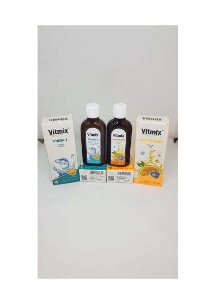 Omega-3 Şurup 100 ml + Multivitamin Şurup 100 ml