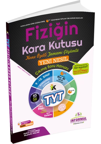 İnformal Yayınları İnformal Yayınları TYT Fiziğin Kara Kutusu 2020 Konu Özetli Tamamı Çözümlü Sor Bankası