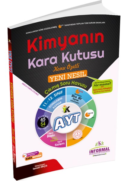 AYT Kimyanın Kara Kutusu 2020 Konu Özetli Tamamı Çözümlü Sor Bankası