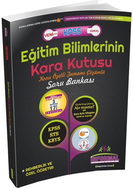 Eğitim Bilimlerinin Kara Kutusu Konu Özetli-Tamamı Çözümlü Sor Bankası Öğretim Yöntem ve Teknikleri
