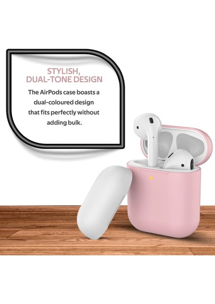 Silicase AirPods Kılıfı Premium Darbe Önleyici Kablosuz Şarj Destekli