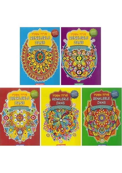 Gönül Küçükler Ve Büyükler İçin Yaratıcı Mandala Boyama 5 Kitap fiyatları