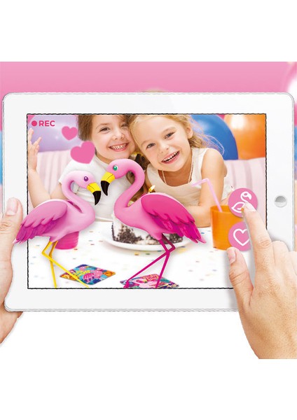 Junoo AR Floor Puzzles Flamingo Aplikasyon Destekli Arttırılmış Gerçeklik Oyunu