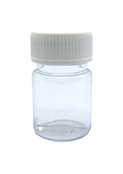 No Name Plastik Şeffaf Kapaklı Şişe 30 ml 40'lı