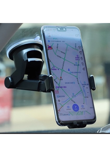 Kuulaa Gravity Suction Cup Teleskopik Cep Telefonu Araç Tutucu AL-32026