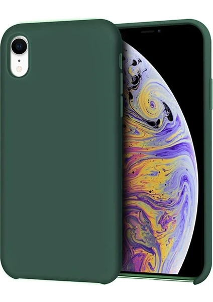 Apple iPhone XR Liquid Silicone Liquid Silicone Lansman Soft Silikon Kılıf AL-32018