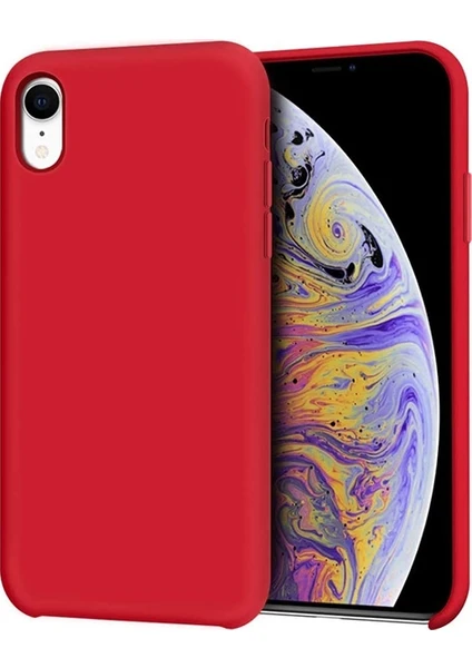 Apple iPhone XR Liquid Silicone Liquid Silicone Lansman Soft Silikon Kılıf AL-32018